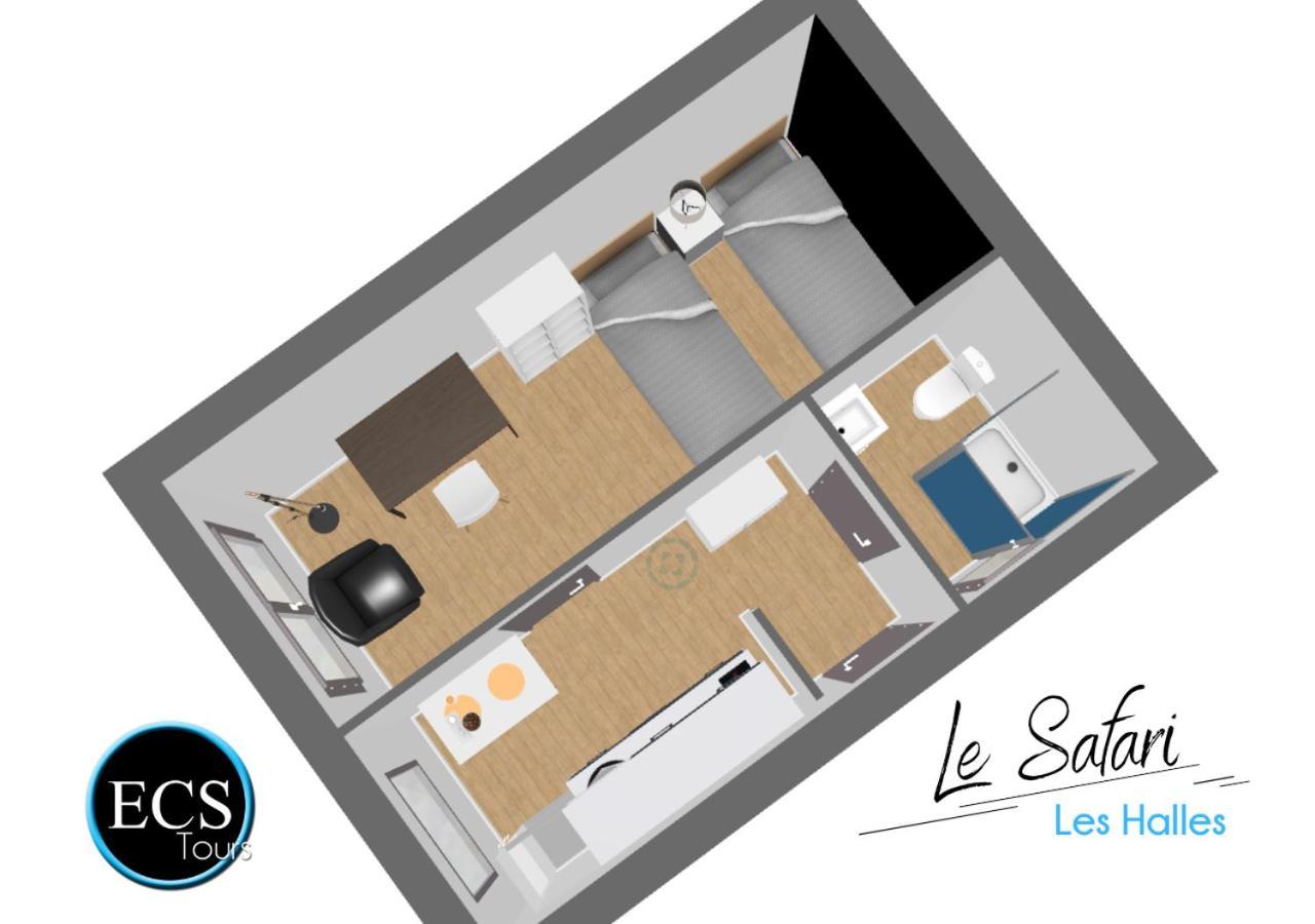 "Le Safari" - 2 Lits - Au Coeur Du Vieux Tours Apartman Kültér fotó